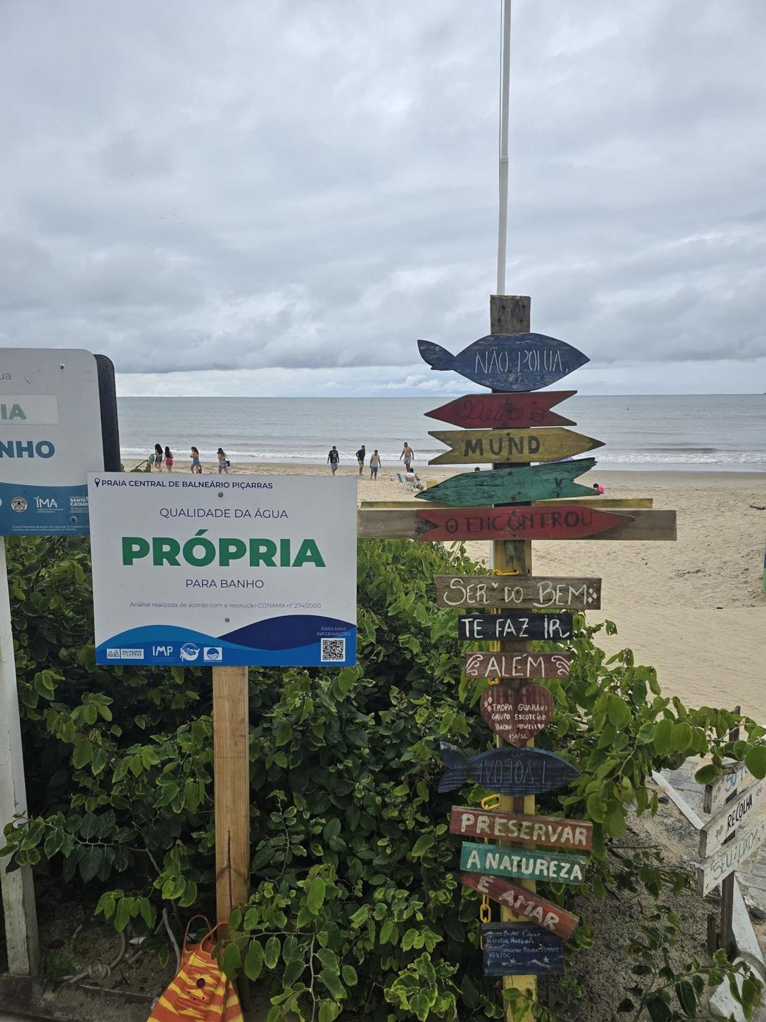 Ap Aloha 501 Vista Mar Da Praia Balneario Picarras Exterior photo